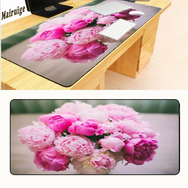 Mairuige с изображением розовых цветов персонализировать свои собственные изображения хорошее качество Противоскользящий Коврики на стол