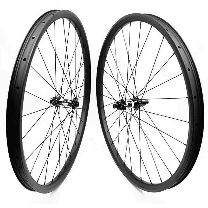 Flash Deal 27.5er carbon mtb disc wheels Straight pull DT350S 110x15 148x12 Central lock boost 35x25mm tubeless mtb bike disc wheels 5