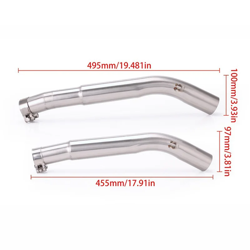 Mid Pipe for 2008-2020 Suzuki GSX1300R Hayabusa