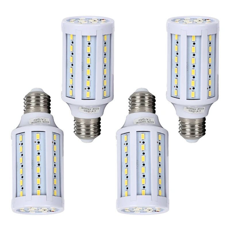 

4pcs Photo Studio Bulb Photography Light 5500K 60 Beads LED Corn Lamp Bulb Daylight E27 Socket Current 20W Photographic Video
