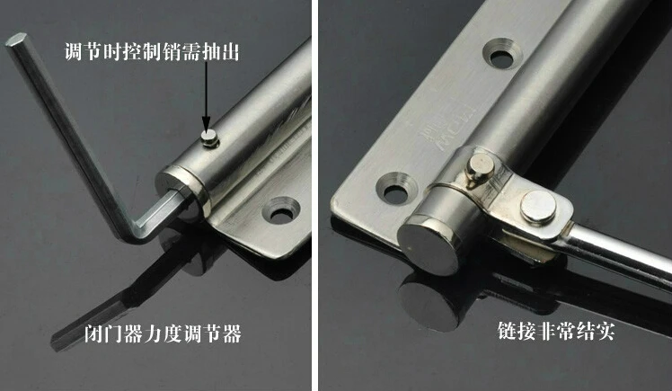 Light type residential door closer 193*158mm