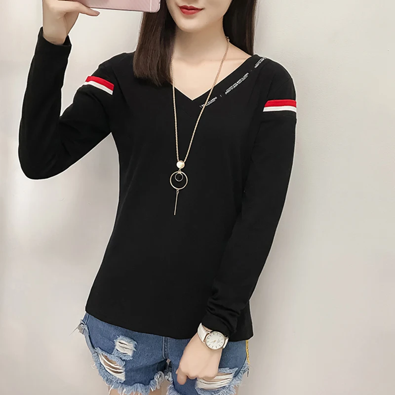 Plus Size T Shirt Long Sleeve T-Shirt Femme 2018 Vintage Christmas Tshirt Women Funny V-Neck Womens Clothing Camisetas Mujer Plus Size T Shirt Long Sleeve T-Shirt Femme 2018 Vintage Christmas Tshirt Women Funny V-Neck Womens Clothing Camisetas Mujer
