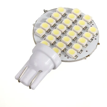 

New Arrival White T10 168 194 501 W5W 24 SMD 1210 LED Panel Car Auto Sidelight Wedge Light Lamp Bulb DC12V