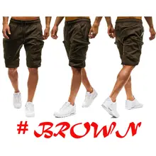 Летние шорты для женщин Новинка года для мужчин Винтаж Стиль хлопок по колено Поддельные карманы на молнии мужские шорты