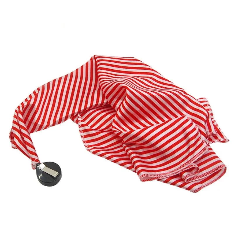 48 см * 48 см волшебный горизонтальный полосатый шарф изменение вертикального бара шарф волшебный шарф трюк Детский День рождественские