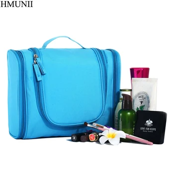 

HMUNII Travel Organizer Bag Unisex Women Cosmetic bag Hanging Travel Makeup bags Washing Toiletry kits storage Bags B1-06