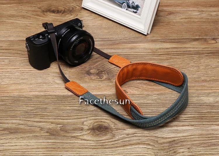Vintage jeans DSLR camera strap belt 6