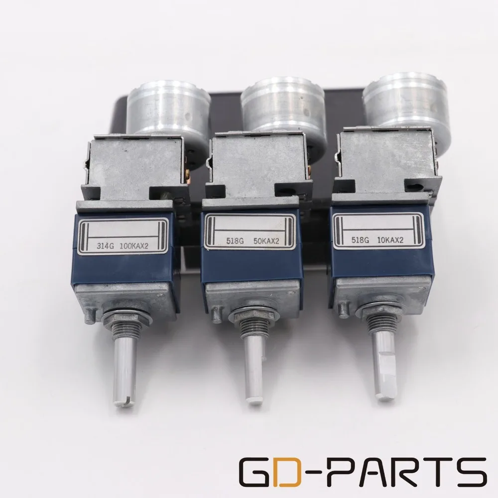 Двойной 2*10K 2*50K 2*100K стерео ALPS RK27 механизированный ...