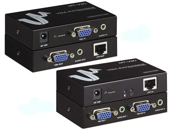 1 пара VGA-удлинитель усилитель аудиосигнала через ethernet | Инструменты