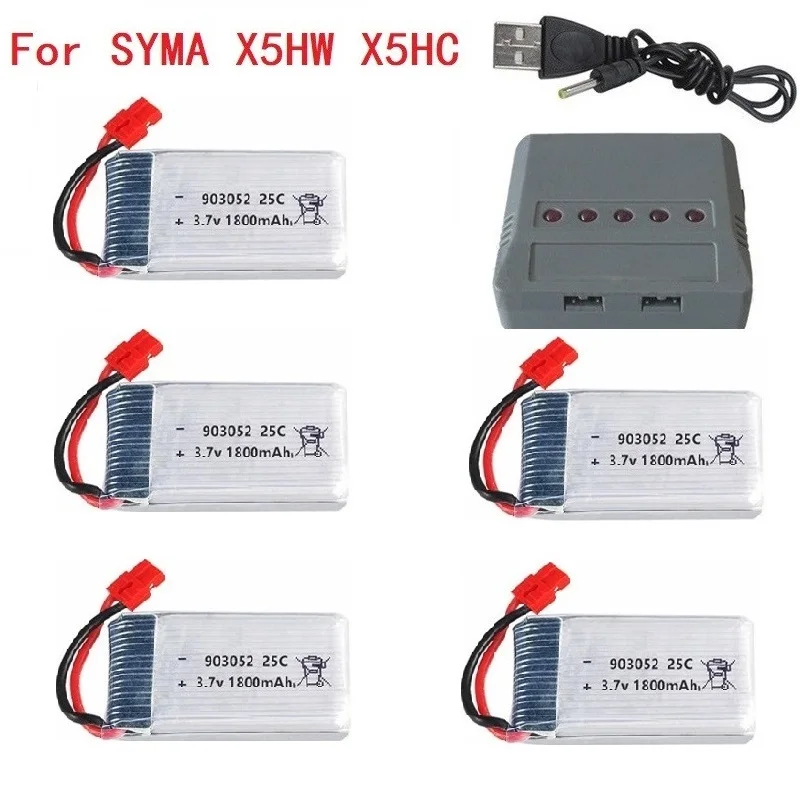 1800 мАч 3,7 в lipo Батарея для KY601S SYMA X5 X5S X5C X5SC X5SH X5SW X5UW X5UC M18 H5P H11D H11C T64 T04 T05 F28 F29 T56 T57 - Цвет: Цвет: желтый