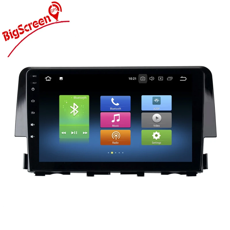 Excellent The Newset Android8.0 8 Core 4GB RAM 32GB ROM Car No DVD Player GPS Navi For Honda Civic 2015 2016 multimedia Unit Autoradio 2