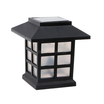 

White LED Outdoor Solar Powered Lantern Garden Lawn Landscape Light Yard Path
