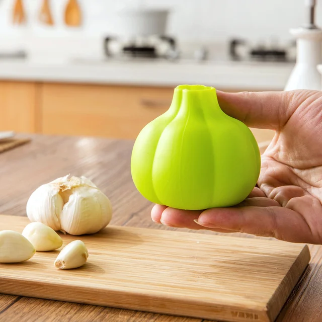 LMETJMA Magic Silicone Garlic Peeler Peel Useful Garlic Peeler Machine  Garlic Stripper Peeling Cooking Vegetable Gadgets D0013 - Image 4