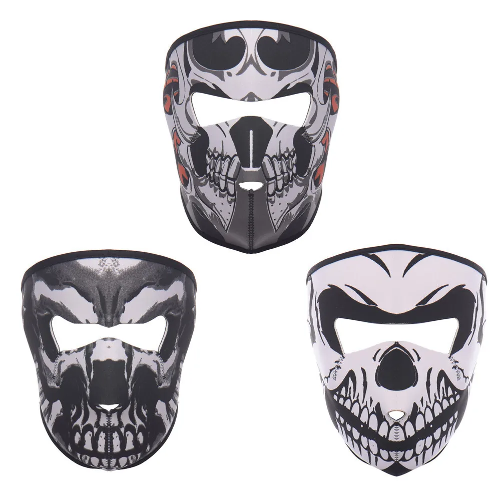 3D Outdoor Sports Mask Skull Cycling Bike Bicycle Riding Face Mask Scarf Scarves Bandana Magic Headband Protect Face Mask