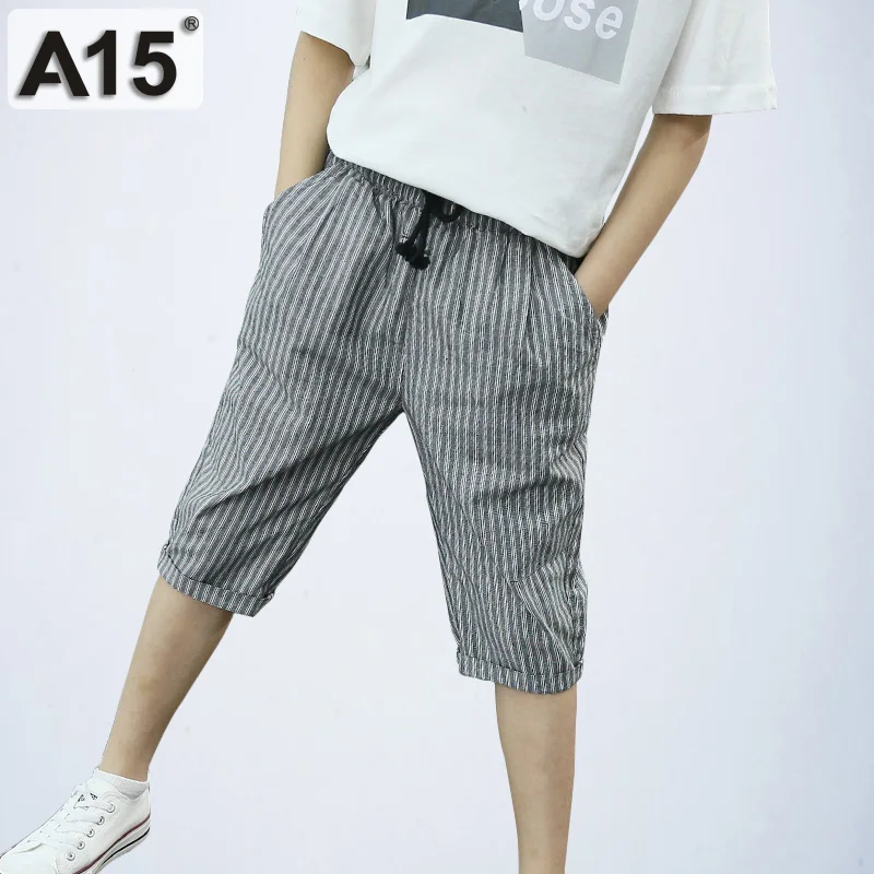 

Toddler Boys Summer Pants Boys Pants Striped Pants Kids 2019 Teenage Boys Trousers Short Capri Clothes Jogger Age 6 8 10 12 Year