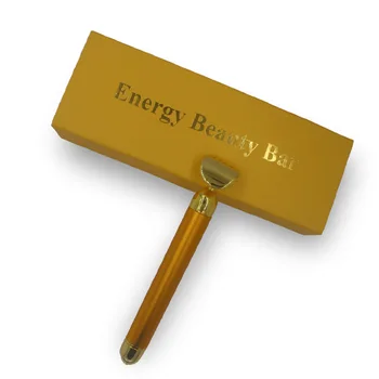 

24K gold Facial Massager Energy Beauty Bar Face Skin Care Golden Beauty massager equipment facial massage face slimming massager