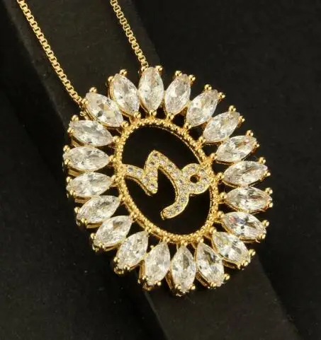 SUNSLL Золотой Цвет Медь Белый кубический цирконий 12 подвеска созвездия ожерелья женские модные ювелирные изделия Cobre CZ Colar - Окраска металла: Capricorn