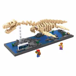 Создатель юрских динозавров Плезиозавр Fossil micro diamond building block Плезиозавр nanoblock кирпичи наука развивающие игрушки