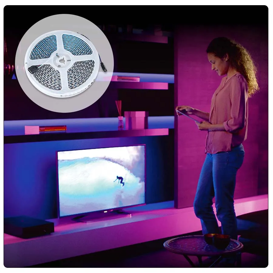 Светодиодная лента 3535SMD DC12V 60/120 LED/M гибкая светодиодная HDTV TV Настольный ПК экран