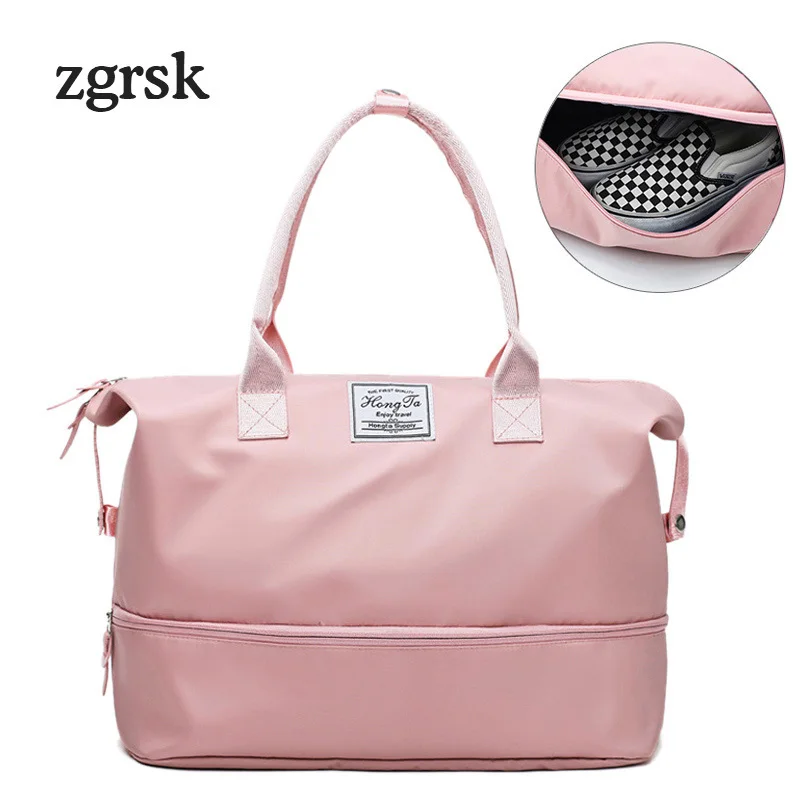 

Women Travel Duffel Bag Fashion Luggage Duffle Bags Nylon Handbags Casual Shoulder Crossbody Bag Large Overnight Weekend Bag