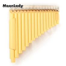 32 Pipes Left Hand Pan Flute New Arrival Double Pipes Pan Pipe G Key ABS Plastic Woodwind Musical Instrument