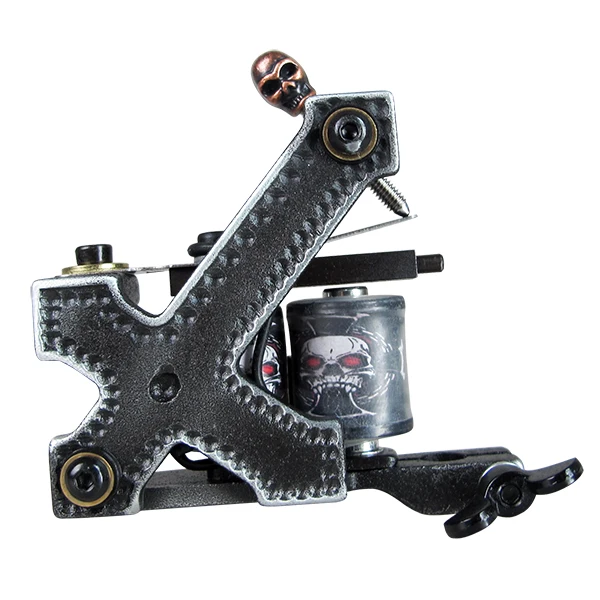 

Newest Professional 10 Wraps Coil Tattoo Machine Gun Handmade Machine For Liner Shader Equipment Supply MZZA08-1