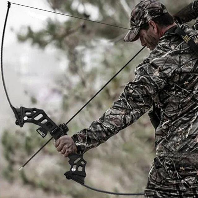 

40lbs Straight Bow Fishing Bow Aluminum Recurve Long Bow For Archery Hunting Shooting