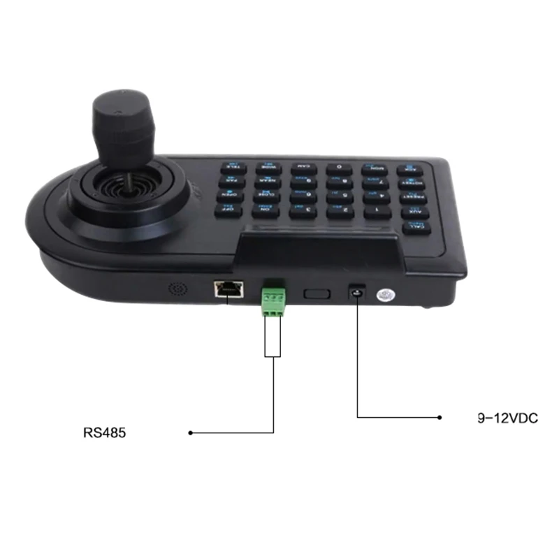 Ось Ptz Джойстик Ptz контроллер клавиатура Rs485 Pelco-D/P с ЖК-дисплеем для аналогового видеонаблюдения скорость купольная Ptz камера