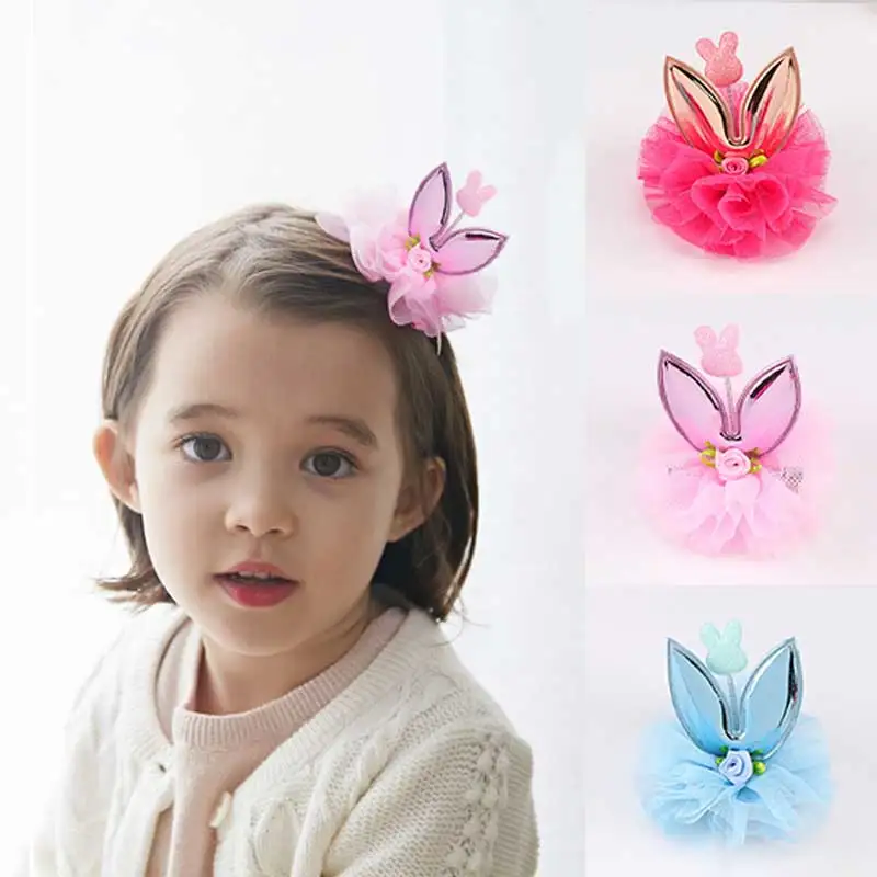 Модная детская Головные уборы принцессы Заколки для волос Hairbands заколка для волос кружева заколка для волос для милый ребенок