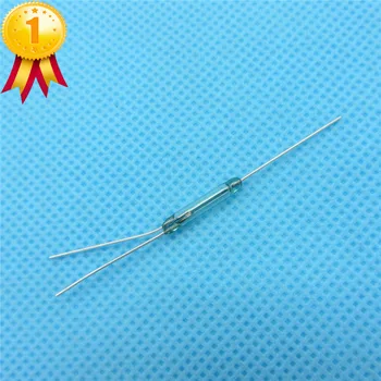 

10pcs/lot Reed Switch 2.5X14MM magnetic switch GLASS Green 3 pin Reed Switch Normally Open and Normally Close Conversion NO NC