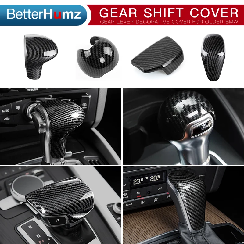 

Auto Accessories carbon fiber Gear Shift Cover Decoration Sticker Protector For Audi A3 A4 A5 A6 A7 Q5 Q7 S3 S6 S7 Car Styling