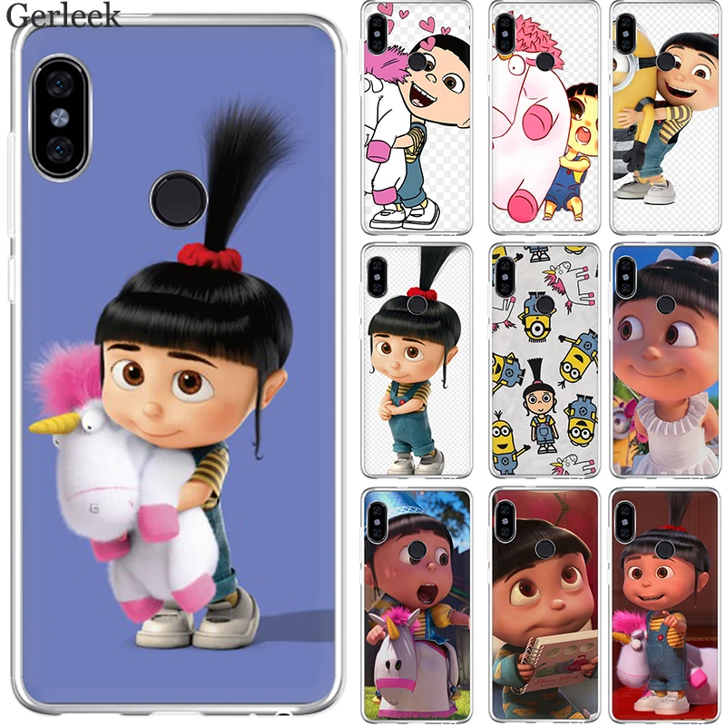 

Gereleek Case Cover For Redmi Note 3 4 4X 7 5 Pro 5A A Prime Cases Unicorn Agnes Minions