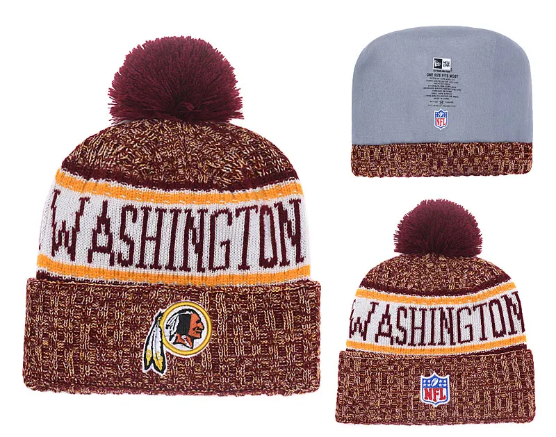 2018 Вашингтон высокое качество Redskins вязаные шапочки шляпа
