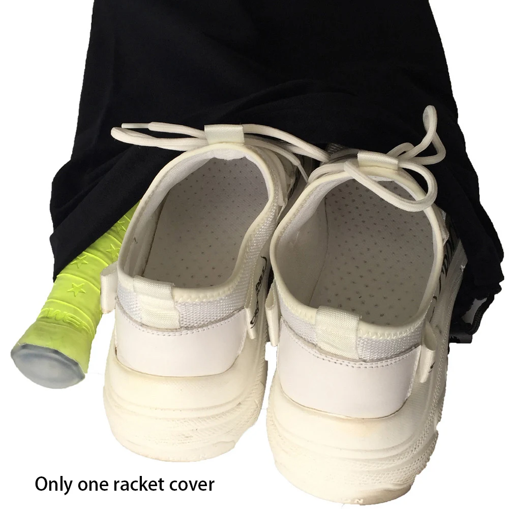 طوي واقية غطاء الوبر راكيت تنس استخدام قابل للتعديل حزام الرياضة حقيبة التخزين المحمولة دائم لينة الرباط إغلاق