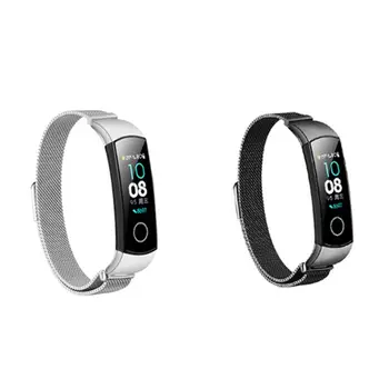 

Smart Watch Band Wrist Band Watchband Fashion Stainless Steel Replacement Magnetic Strap Band for Huawei Honor Band 4 Standard