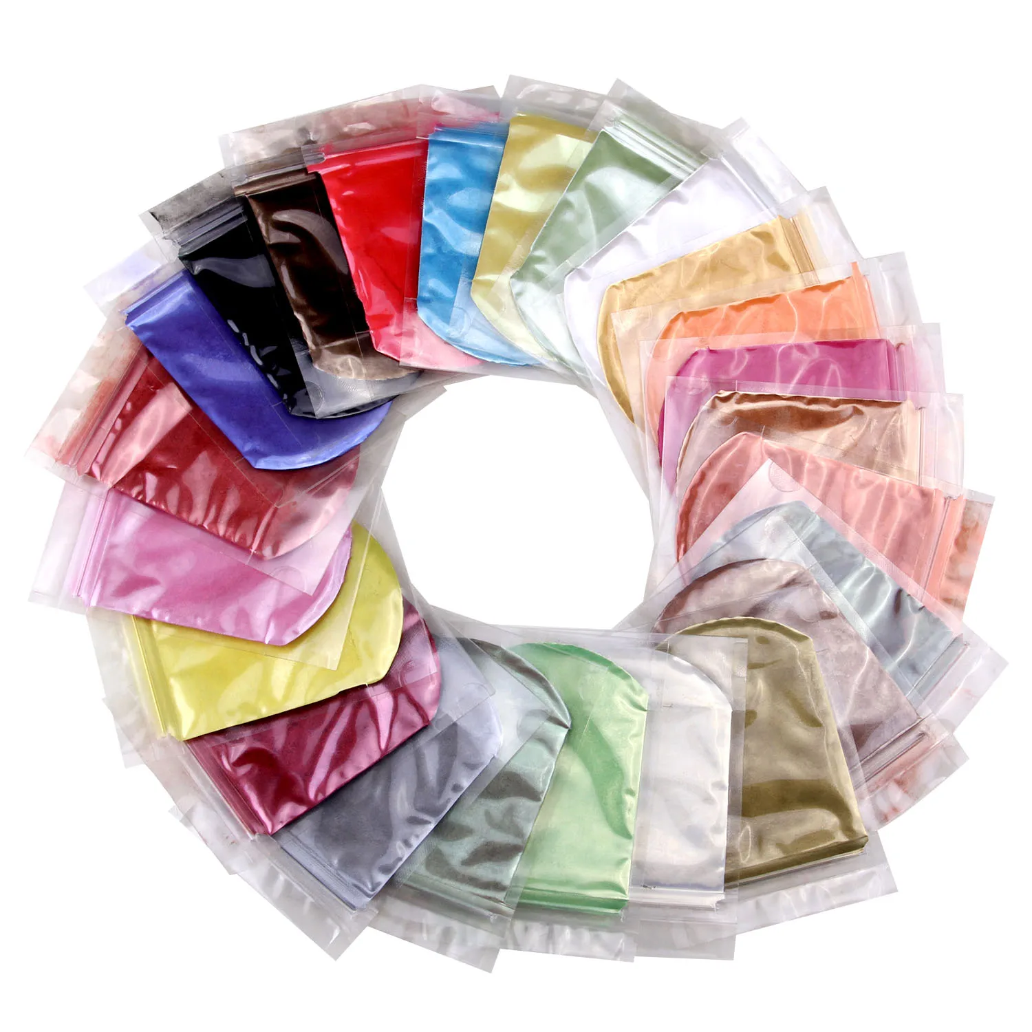 

24 Colors Colorant Mica Powder Pigments DIY Craft Slime Making Pearl Mica Powder Set DIY Nail Art Bath Bombs Making Mica Powder