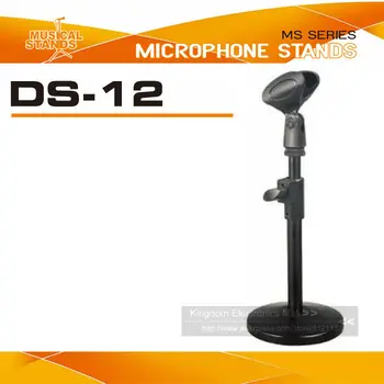 

Free-Shipping! Top Quality DS-12 Metal Round Base Desktop Microphone Stand * Adjustable Height * Heavy Duty Stand 100% NEW!