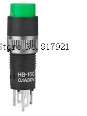 

[ZOB] Round Button HB-15CK Japan imported nkk small button switch HB-15CKW01 LIGHT --10pcs/lot