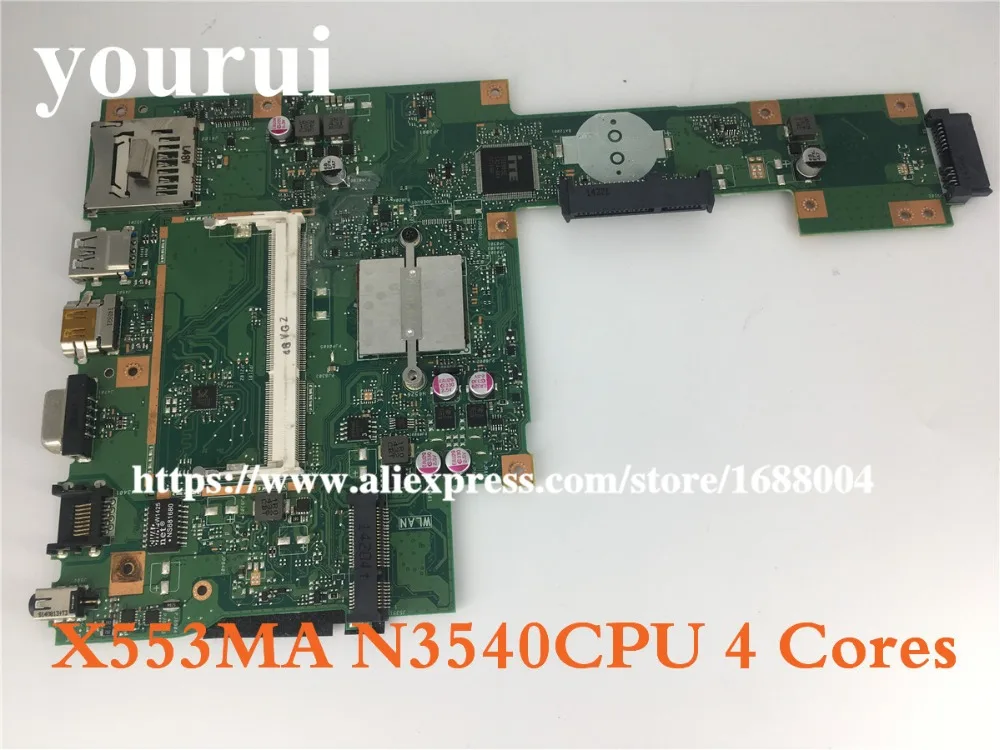 

X553MA Laptop motherboard for ASUS X553MA X553M A553MA D553M F553MA K553M Test original mainboard N3530/N3540 4core CPU