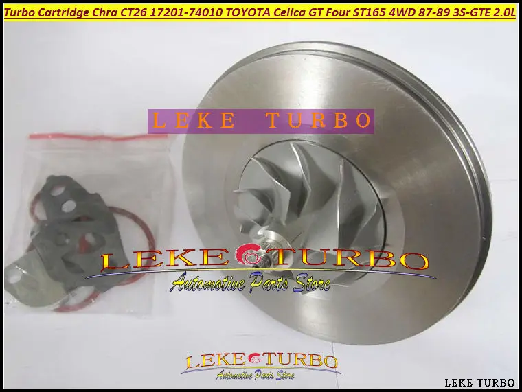 Turbo Cartridge CHRA Core Turbocharger CT26 17201-74010 For TOYOTA Celica GT Four ST165 4WD 1987-89 3S-GTE 2.0L 185HP (1)