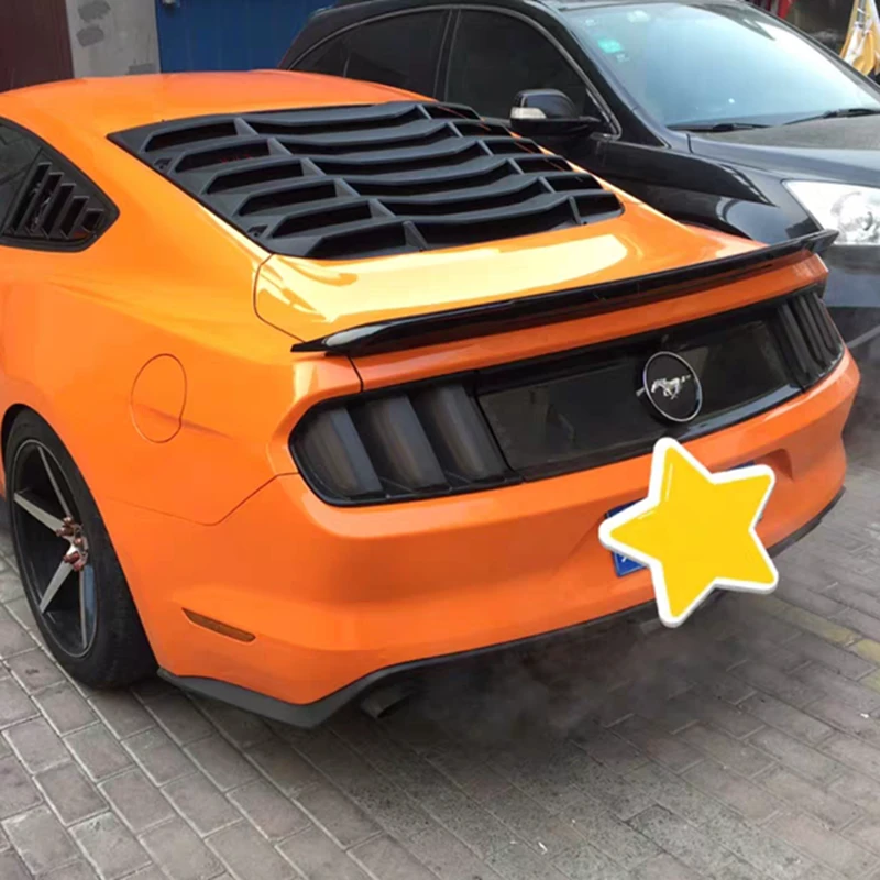 Для Ford Mustang 2015 2016 2017 Высокое качество ABS спойлер черный или белый основной задний
