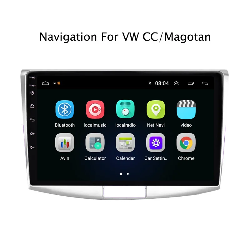 Ectwodvd Android 8 1 автомобильный dvd плеер gps навигация для VW CC Magotan 2012 2018 Радио