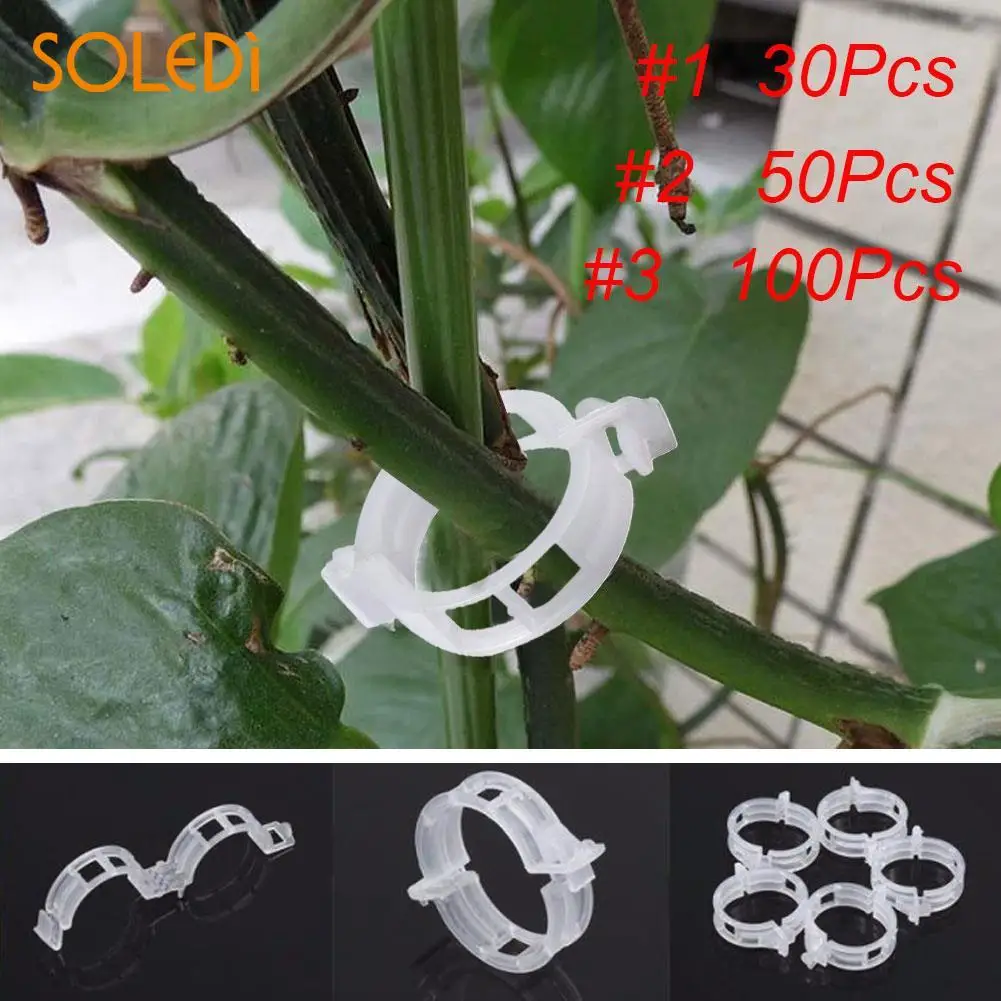 

White Tomato Clips Useful New Drop Shipping Plant Clip Fashion Gadget Plants