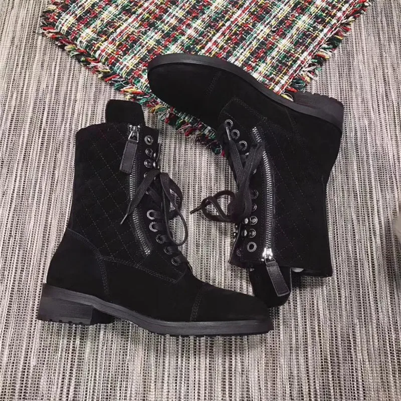 Cena Projektant zimowe buty z prawdziwej skóry kobiet luksusowy projektant marki kobiet mody naprawdę skórzane buty zimowe kobiet