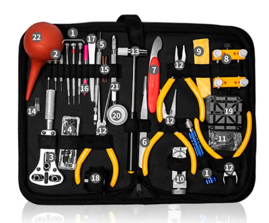 KINGBEIKE Professional Watch Repair Tool Kit Three-jaw Opener Tweezers Watch Tools Set High Quality Watchmaker Dedicated Device KINGBEIKE Professional Watch Repair Tool Kit Three-jaw Opener Tweezers Watch Tools Set High Quality Watchmaker Dedicated Device