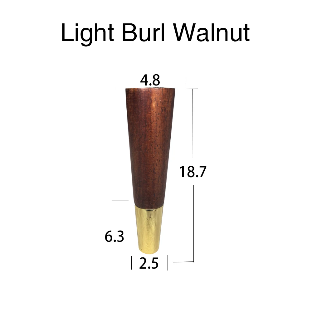 4,8x18,7x2,5 см резиновые ножки древесины простой Стиль корпусной мебели ногами ножки стола с железной пластиной и винты