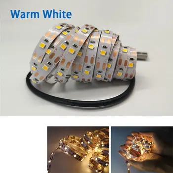 

USB LED Strip light lamp DC 5V 6V Flexible LED light 0.5M 1M 2M 3M 4M 5M HDTV TV Desktop Screen Background Bias lighting