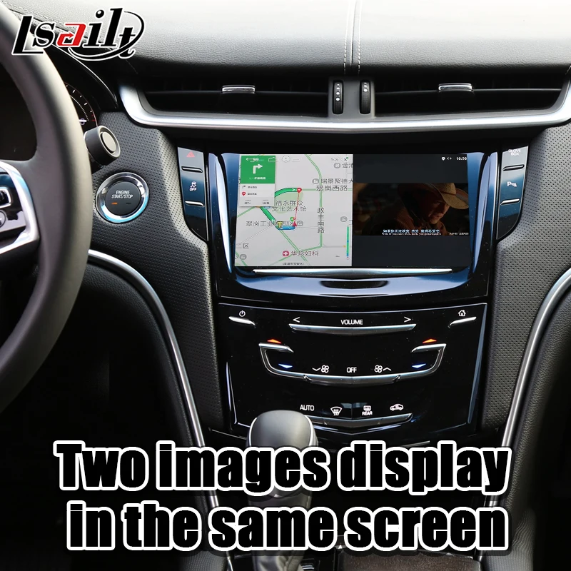 Видеоинтерфейс Lsailt CarPlay для Cadillac Android GPS навигационная коробка поддержка YouTube Netflix