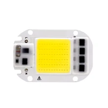 Светодиодный чип COB 5 Вт, 20 Вт, 30 Вт, 50 Вт, 220 В, светодиодный чип, умный IC драйвер для DIY, светодиодный прожектор, прожектор, холодный белый, теплый белый