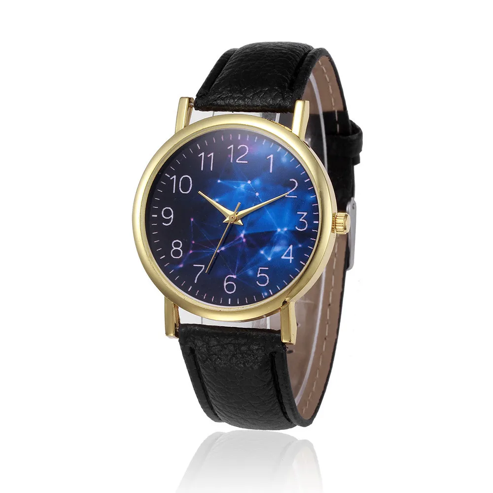 

New Retro Fashion Design Leather Band Analog Alloy Quartz Wrist Watch Women Ladies Creative Graceful watch Saat F80